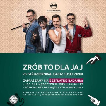 Mosznowładcy w Atrium Kasztanowa 28 października 2023 | Darmowe badania dla mężczyzn