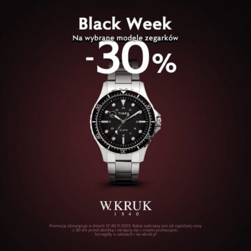 BLACK WEEK W W.KRUK: ZEGARKI