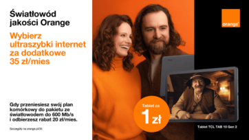 Światłowód jakości Orange