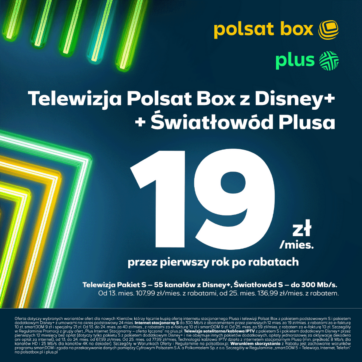 Wybierz telewizję w Polsat Box z Disney+