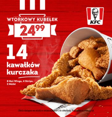 Wtorkowy kubełek w KFC!