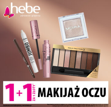 MAKIJAŻ OCZU 1+1 za 1zł