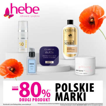 Polskie Marki nawet – 80% na drugi produkt