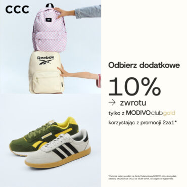 Zgarnij 10% cashbacku w CCC!