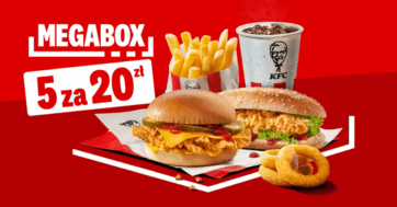 MegaBox od KFC – czyli pięć różnych pyszności za jedyne 20 złotych!