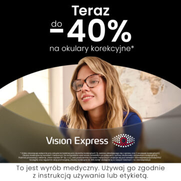 Vision Express – do -40% na okulary korekcyjne
