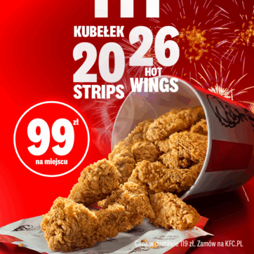 Rozkręć Sylwestra z Kubełkiem Noworocznym od KFC