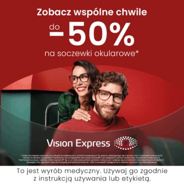 Vision Express – do 50% zniżki na soczewki okularowe