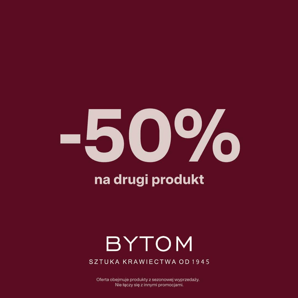 -50% na drugi produkt