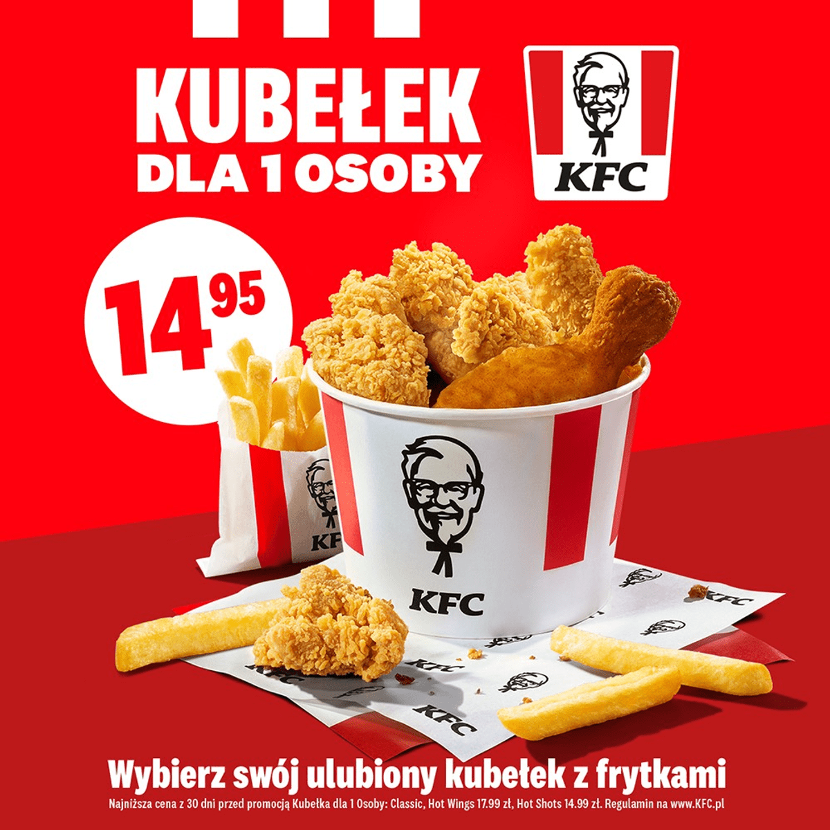 Kubełek dla 1 osoby