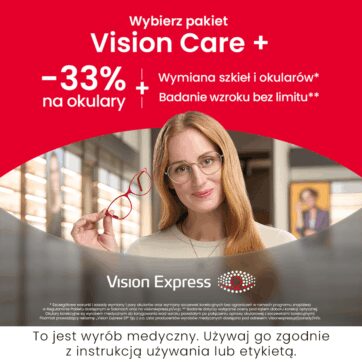 Vision Express – pakiet Vision Care +