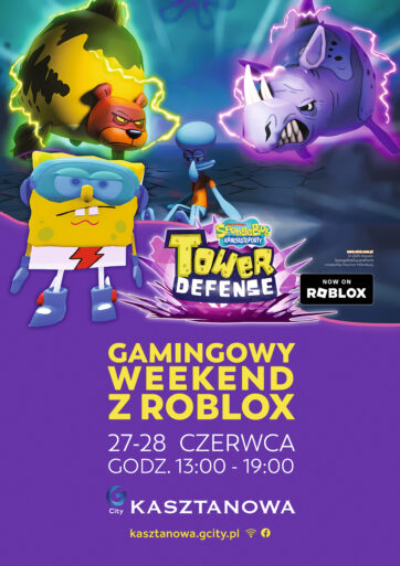 Gamingowy weekend z Roblox i SpongeBobem