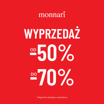 START WYPRZEDAŻY W MONNARI!