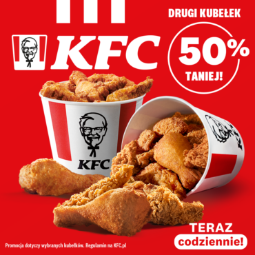 Kubełek 50% off w KFC